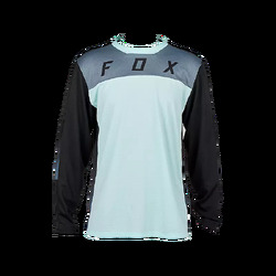 Fox Youth Defend Long Sleeve Jersey Race - Ice Blue - Large (HOT BUY)