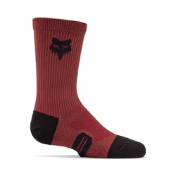 Fox 6&quot; Ranger Crew Sock Youth - Rust