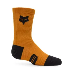 Fox 6&quot; Ranger Crew Sock Youth - Caramel
