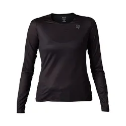 Fox Flexair Ascent Long Sleeve Jersey Womens - Black