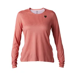 Fox Flexaircent Long Sleeve Jersey Womens - Salmon