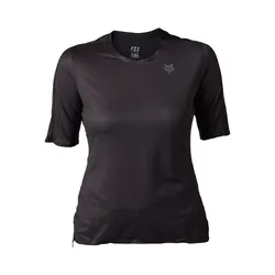 Fox Flexair Ascent Short Sleeve Jersey Womens - Black - Small (HOT BUY)