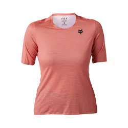 Fox Flexaircent Short Sleeve Jersey Womens - Salmon