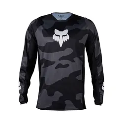 Fox 180 BNKR JERSEY - Black Camo