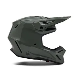 Fox V3 RS Carbon Solid Helmet - Dark Stone