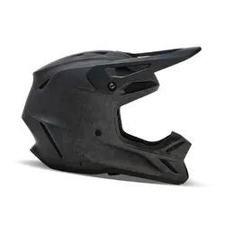 Fox V3 RS CARBON SOLID HELMET - Matt Black