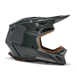 Fox V3 RS CARBON SOLID HELMET - Dark Shado