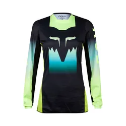 Fox 180 Flora Jersey Womens - Black/Yellow