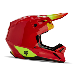Fox V1 Ballast Helmet Youth - Fluro Red - S