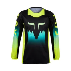 Fox Girls 180 Flora Jersey Youth - Black/Yellow