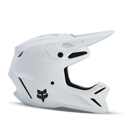 Fox V3 Solid Helmet Youth - Matte White