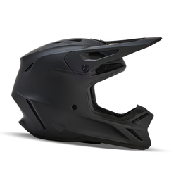 Fox V3 Solid Helmet Youth - Matte Black