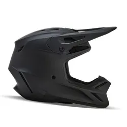 Fox V3 Solid Helmet Youth - Matte Black
