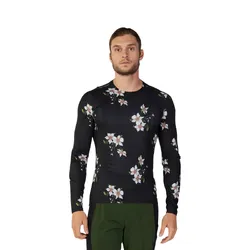 Fox Flexair Ascent Long Sleeve Jersey Dogwo - Black