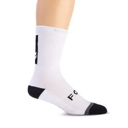Fox 8&quot; Defend Sock - White