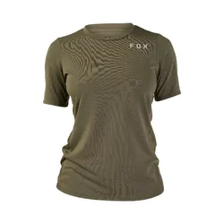 Fox Womens Ranger Dr Short Sleeve Jersey Graph 1 - Olive Green - Small (HOT BUY)