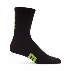Fox 6&quot; Flexair Merino Sock - Black/Yellow