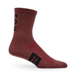 Fox 6&quot; Flexair Merino Sock - Rust