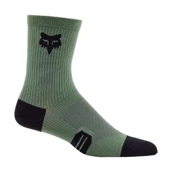Fox 6&quot; Ranger Sock - Green