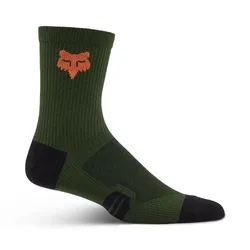 Fox 6&quot; Ranger Sock - Dark Sage - L/XL