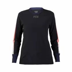 Fox Defend Thermal Jersey Lunar Womens - Black