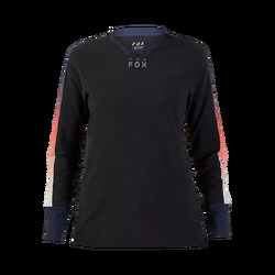 Fox Defend Thermal Jersey Lunar Womens - Black - Small (HOT BUY)