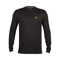 Fox Boxed Future Long Sleeve Tech T-Shirt - Black
