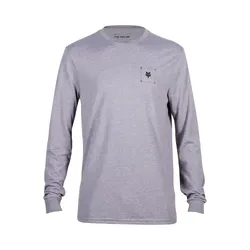 Fox Boxed Future Long Sleeve Tech T-Shirt - Heather Graphite