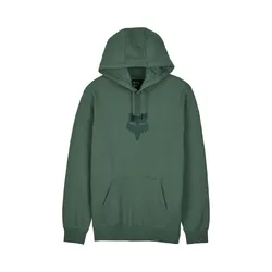 Fox Head Fleece Pullover - Green