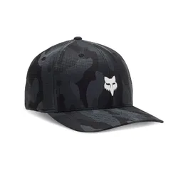 Fox Head Camo Tech Flexfit Hat/Cap - Black/Camo