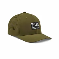 Fox NON Stop Tech Flexfit Hat/Cap - Olive/Green