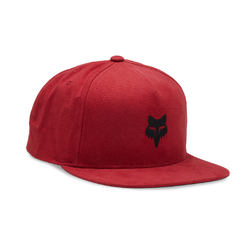 Fox Fox Head Snapback Hat - Flame Red