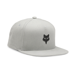 Fox Fox Head Snapback Hat - Steel Grey
