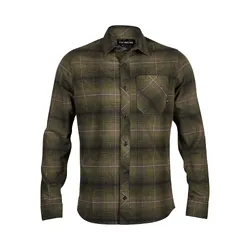 Fox Source Flannel - Olive/Green