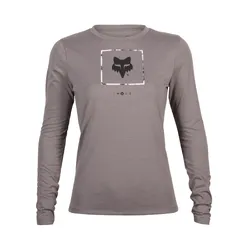 Fox Atlas Long Sleeve Tech T-Shirt Womens - Pewter