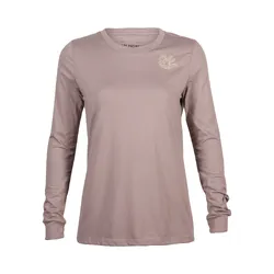 Fox Sensory Long Sleeve T-Shirt Womens - Taupe