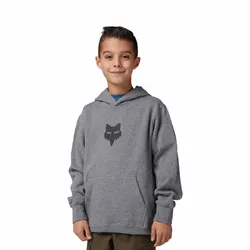 Fox Legacy Fleece Pullover Youth - Heather Graphite