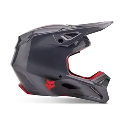 Fox V1 Interfere Helmet - Grey/Red