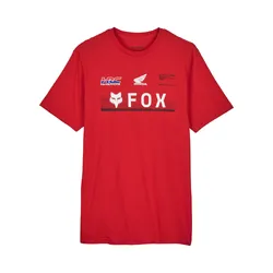 Fox x Honda Premium Short Sleeve Tee - Fluro Maroon