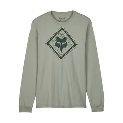Fox LEO Premium Long Sleeve Tee - Grey