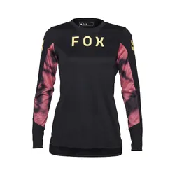 Fox Defend Long Sleeve Jersey Taunt Womens - Black