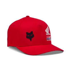 Fox X Honda Flexfit Hat/Cap - Flame Red