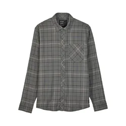 Fox Survivalist Stretch Flannel - Dark Stone