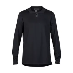 Fox Defend Long Sleeve Jersey - Black
