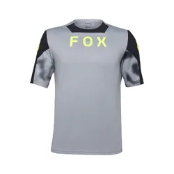 Fox Defend Short Sleeve Jersey Taunt - Steel/Grey