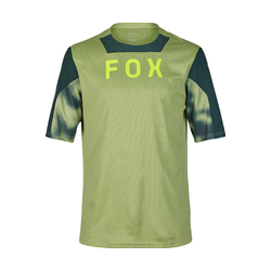 Fox Defend Short Sleeve Jersey Taunt - Green