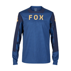 Fox Defend Long Sleeve Jersey Taunt - Indigo