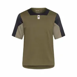 Fox Defend Short Sleeve Jersey Youth - Olive/Green