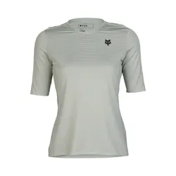 Fox Flexair Ascent Short Sleeve Jersey Womens - Grey