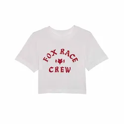 Fox Race Crew Baby Short Sleeve Tee Womens - White